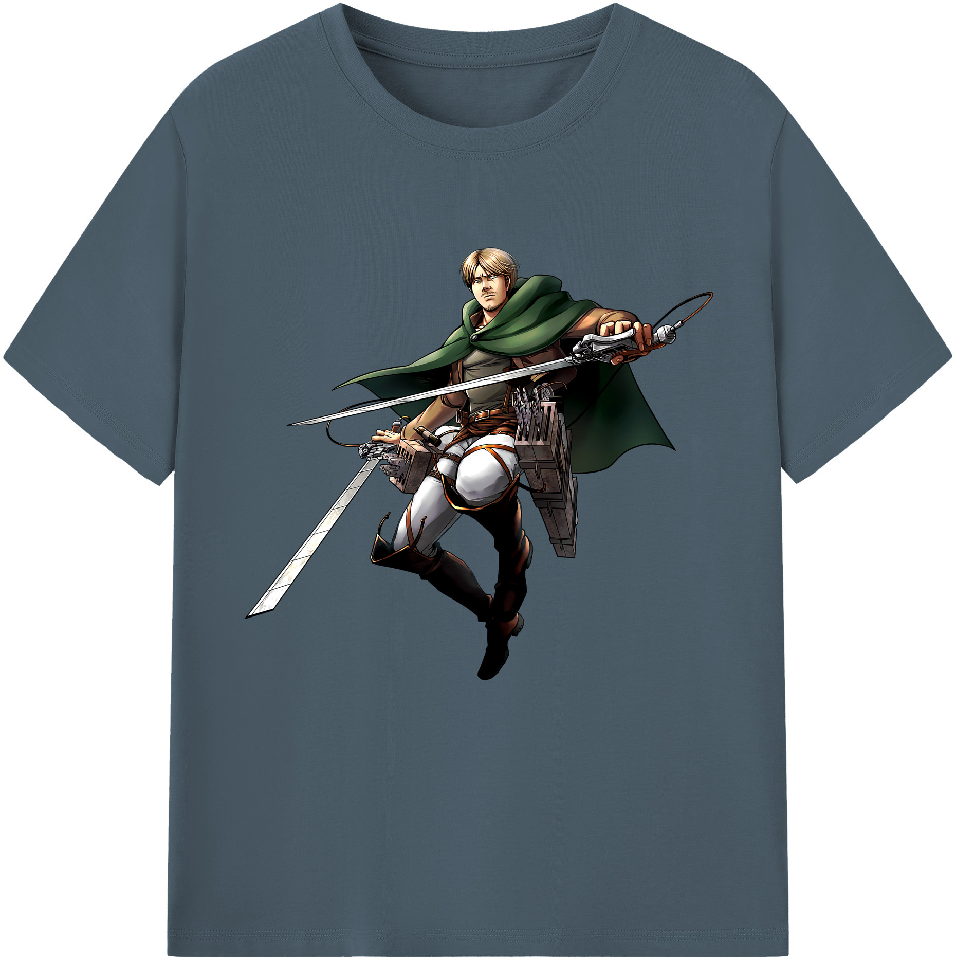 （画像用） 進撃の巨人 Attack on Titan 綿100％半袖Tシャツ（フロントプリント）